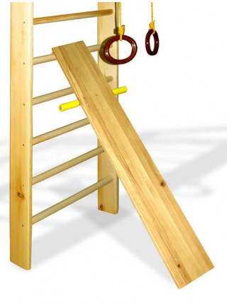 Дошка для пресу з упорами для ніг сосна